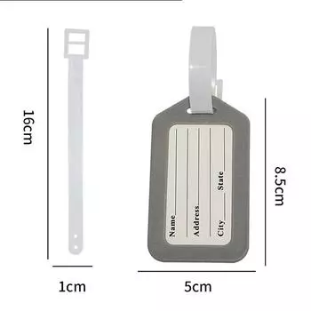 Милая багажная бирка Пластиковые багажные бирки для женщин и мужчин Посадка на борт Доставка чемодан ID