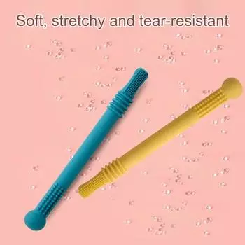 Милая без запаха гладкая детская зубная трубка для прорезывания зубов обучающая жевательная игрушка зубная щетка подарок для молодых родителей