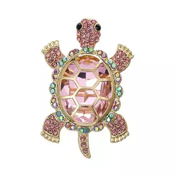 Милая брошь в виде черепахи, эмалевая булавка в виде забавной речной черепахи, украшения в виде морских животных в виде черепахи, подарок лучшей подруге на день рождения и свадьбу для дам розовый