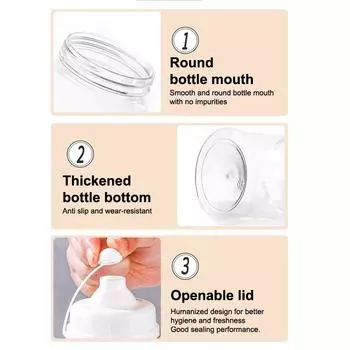 Милая бутылочка-пустышка, бутылка для воды, мультяшный молочный чай, фруктовый сок, чашка для питья, портативная кухонная бутылка для воды, домашняя прозрачная as the picture