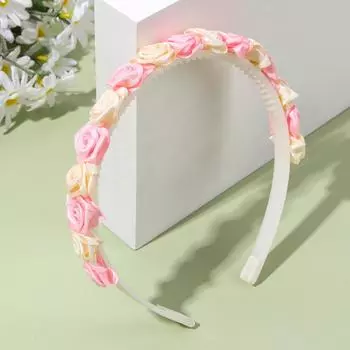 Милая цветочная повязка на голову Многофункциональные резинки для волос для девочек женщин Уход за кожей Диадема Вечеринка Повседневный обруч для головы Аксессуары в корейском стиле