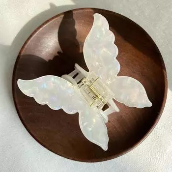 Милая фея ацетат бабочка заколки для волос градиентные заколки для волос с узором тай-дай женские инструменты для укладки заколки аксессуары для волос для девочек Size fits all