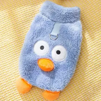 Милая флисовая куртка на двух лапах для собак с большими глазами, осенне-зимняя, для средних и маленьких собак, кошек, теплая, плюшевый мишка, домашняя кошка, одежда для собак XL (recommended weight 11-7.5 kg)