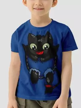 Милая футболка с изображением беззубого ребенка Детские футболки Одежда для мальчиков Детская одежда для мальчиков Топы с коротким рукавом 2024 Верхняя одежда 100