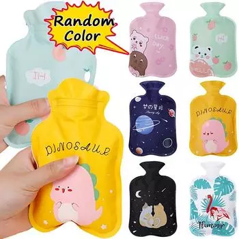 Милая грелка для рук, сумка для горячей воды, теплая, мультяшная, плюшевая грелка, наполняющая водой, сохраняющая холодостойкую, мягкая теплая грелка