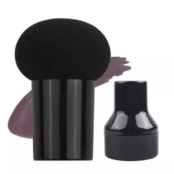 Милая губка для макияжа, лицо, грибная головка, пудра, пудра, удобная гигиеническая косметическая пудра 1pc чёрный