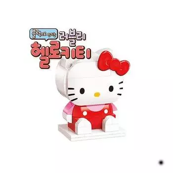 Милая Hello Kitty, сделанная из блоков персонажей Sanrio