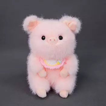 Милая и ароматная кукла-малыш дельфин, слюнявчик, плюшевая игрушка-животное, сокровище на ладони, розовая свинка, бегемот, подарок на день рождения 15Cm Palm Treasure