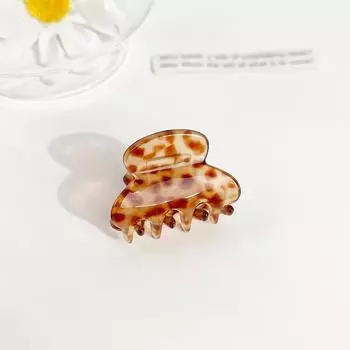 Милая и нежная мини-арка 3 см, маленькая заколка для волос, простая цветная заколка-акула из ацетата, аксессуары для волос для женщин, девушек Hair Claws