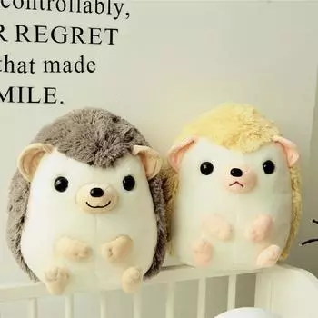 Милая и очень милая круглая и катящаяся сферическая плюшевая игрушка-кукла в виде ежа, успокаивающая кукла, дарится детям 35cm(0.54kg)