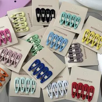 Милая и симпатичная маленькая заколка BB Clip Card, заколка для волос, детская челка, детская заколка для волос, головной убор для девочки, заколка для волос в виде пятиконечной звезды