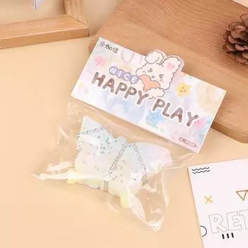 Милая игрушка для снятия стресса в виде бабочки, мультяшная мягкая игрушка для снятия стресса в виде моти, игрушка для медленного отскока, игрушка для расслабления рук, подарок