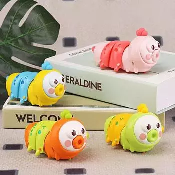 Милая игрушка гусеница заводные игрушки для детей сенсорный слизень заводной зверек обучающий цветной подарок