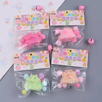 Милая игрушка-хомяк, мягкая игрушка-моти, антистрессовая игрушка, вечерние сувениры, игрушки для снятия стресса для детей и взрослых, снятие стресса для рук Onesize