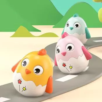 Милая игрушка-неваляшка с курицей для младенцев 0-6 месяцев, 1 года и старше 3 лет, ребенок учится лазить, игрушка для раннего образования, подарок для ребенка