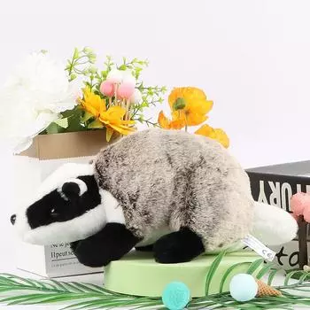 Милая имитация медоеда, плюшевая игрушка, милая мягкая игрушка, кукла, мягкие игрушки, украшение для дома для детей, подарки на день рождения