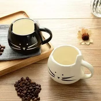 Милая кофейная кружка с котом, молочная кружка с животными, керамическая креативная кофейная фарфоровая чайная чашка, хорошие подарки