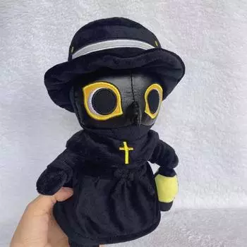 Милая коллекция плюшевых игрушек на Хэллоуин, мягкая плюшевая игрушка-колдун, моль, плюшевая игрушка, декор комнаты, подарок на Хэллоуин огнеупорный кирпич