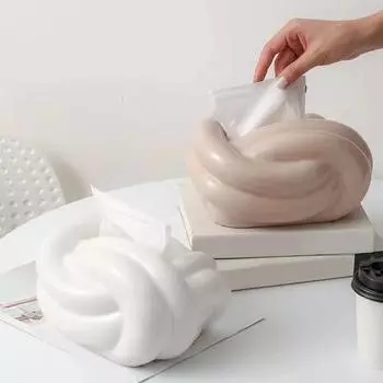 Милая коробка для салфеток, диспенсер для туалетной бумаги, чехол-органайзер, декоративный держатель для салфеток для дома, спальни, обеденный стол, кухонный стол белый