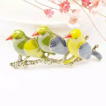 Милая кошка стрекоза красочные птицы модные украшения булавка женская брошь цинковый сплав аксессуары для одежды Lobster