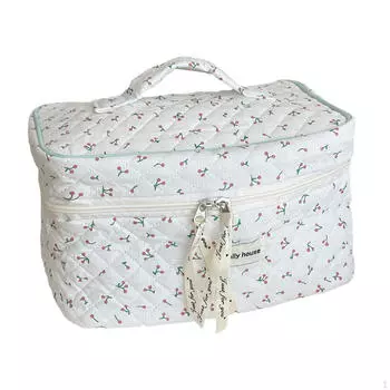 Милая косметичка, косметическая сумка для женщин и девочек, органайзер для косметики, кисточки для отеля белый