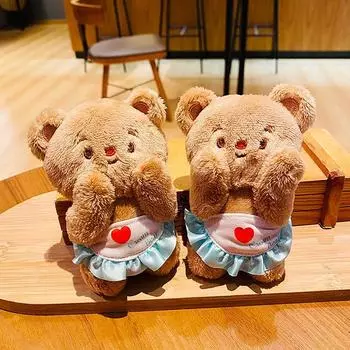 Милая красная панда, игрушка, кулон, маленькая кукла-енот, брелок, кукла, игровая площадка, кукла, игрушка A1