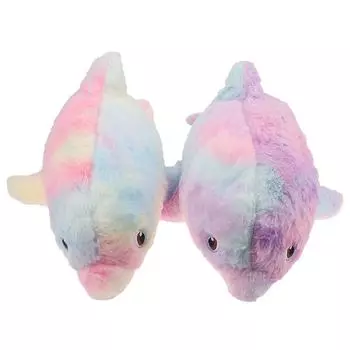 Милая красочная плюшевая игрушка дельфин, мультяшная плюшевая кукла, мягкая подушка, украшение для дома для девочек и мальчиков, подарок на день рождения