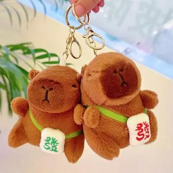 Милая креативная имитация животного, подвеска на рюкзак, плюшевая игрушка, кукла, сумка, брелок, детские игрушки, красивый подарок