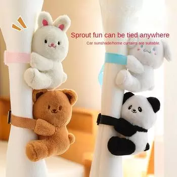 Милая креативная красная панда, животное, ремешок, веревочная кукла, домашняя занавеска с пряжкой, украшение для детской комнаты, кукла, кукла 15cm