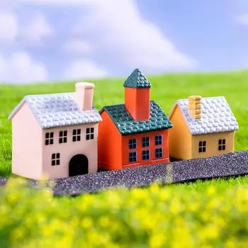 Милая креативная современная фигурка для небольшого домика, миниатюрная статуэтка, украшение для дома своими руками, волшебный сад, небольшой орнамент, подарок