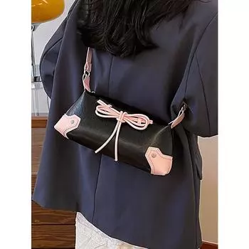 Милая крутая женская маленькая сумка через плечо Y2K корейская мода искусственная кожа женская сумка через плечо летняя повседневная сумка и кошелек