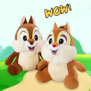 Милая кукла-белка в виде цветка, каштана, плюшевая игрушка, кровать, компаньон для сна, удобная подушка, тряпичная кукла, кукла 35cm 0.32kg