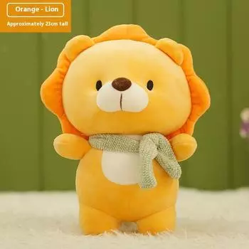 Милая кукла-динозавр Маленький лев Плюшевая игрушка Мягкая Милая Детская кукла Подарок на день рождения 23cm львиный