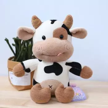 Милая кукла Год Быка Плюшевая игрушка Подарок Кукла-теленок 30cm separate doll