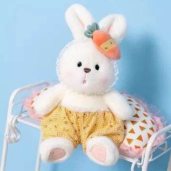 Милая кукла кролик кролик плюшевая игрушка мальчик и девочка спящая подушка кролик кукла компаньон кукла кукла 36cm-0.23kg