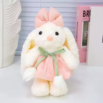 Милая кукла-кролик, плюшевая игрушка, кукла-кролик породы вислоухий тюльпан, кукла-тряпичная кукла для девочки в подарок 25cm8 Inch Grabber Doll