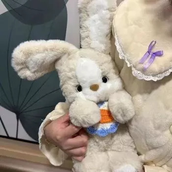 Милая кукла-кролик Спокойной ночи Кролик спит с куклой Хлопковая кукла Мягкая игрушка Подарки Подарок на день рождения девочки