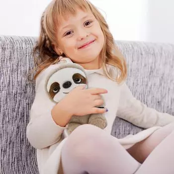 Милая кукла-ленивец, креативные подарки, сон с детьми, успокаивающие куклы, детская кукла-компаньон в подарок на день рождения, 1 шт., One Size коричневый