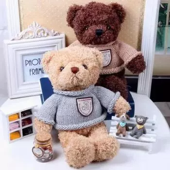 Милая кукла-мишка, плюшевая игрушка-мишка 40 см, лучший подарок для детей, хороший парень, мягкая игрушка, подарок на день рождения