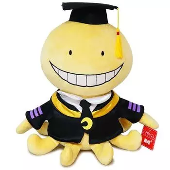 Милая кукла-осьминог Korosensei Koro Sensei Учитель плюшевые игрушки Мультяшные животные Куклы Выпускники Дети Класс убийств 45cm