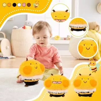 Милая кукла Пчелка, Мягкая плюшевая игрушка-подушка, Мультяшная кукла One Size