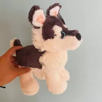 Милая кукла-собака хаски, плюшевая игрушка, кукла-щеня, тряпичная кукла, подарок на день рождения, свадьба Large 35cm