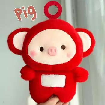 Милая кукла-свинка, плюшевая кукла, подушка для сна, свадебная кукла-разбрызгиватель, креативная кукла-свинка 23cm