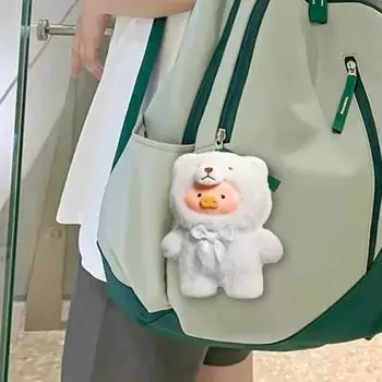 Милая кукла-свинка Yousheng, мягкая игрушка в виде животного, мягкая на ощупь, красочная коллекционная подвеска, безопасное украшение для рабочего стола, подарок для детей на день рождения, Рождество светло-синий