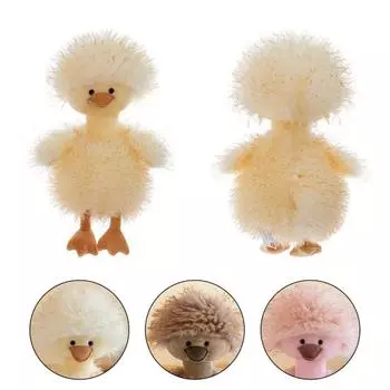 Милая кукла-утка для детей и взрослых, мягкая игрушка для чтения, просмотра телевизора, жареная уточка, плюшевая подушка, подарок на Рождество, дни рождения жёлтый