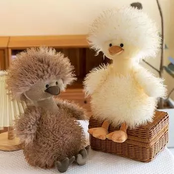 Милая кукла-утка Yousheng для детей и взрослых, мягкая игрушка для чтения, просмотра телевизора, жареная уточка, плюшевая подушка, подарок на Рождество, дни рождения розовый