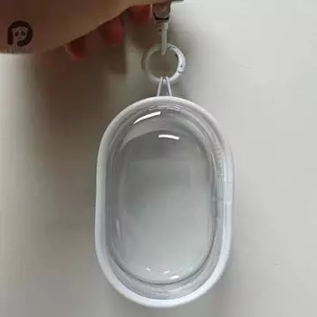 Милая кукольная сумка-органайзер, пылезащитный чехол, органайзер для ювелирных изделий, пластиковая прозрачная коробка для хранения, таинственная коробка с брелком