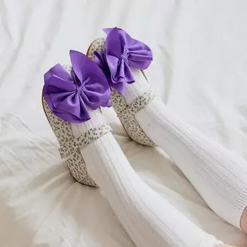 Милая лента на плоской подошве Baby Jam для девочек, фиолетовая-BB370 120