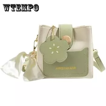 Милая маленькая белая сумка для девочек-цветочниц, высококачественная сумка-ведро, сумка-мессенджер, студенческий рюкзак one size