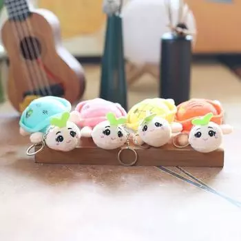 Милая маленькая черепашка кулон плюшевая игрушка кукла сумка подвесное украшение брелок кукла кукла кукла 12 cm